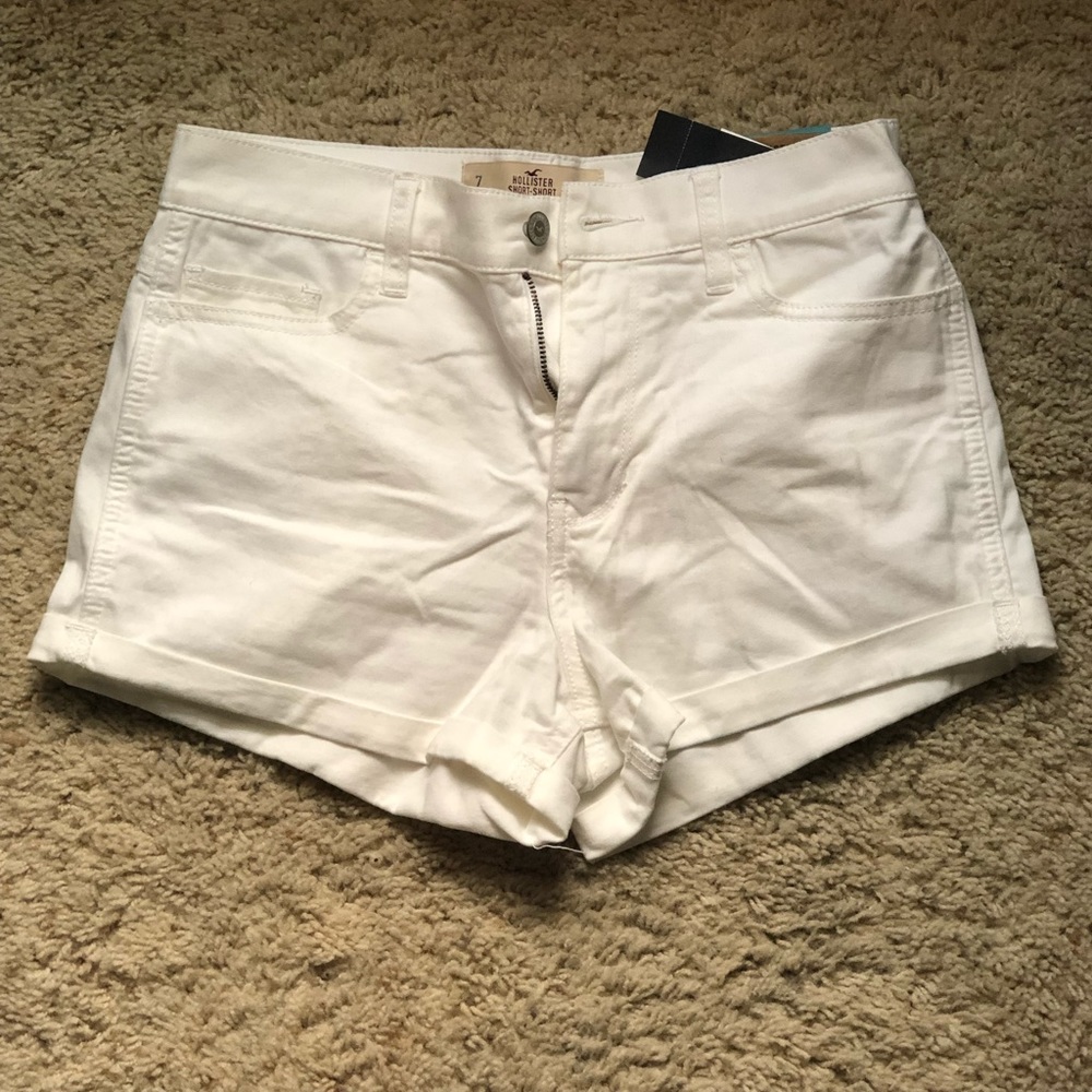Hollister White shorts